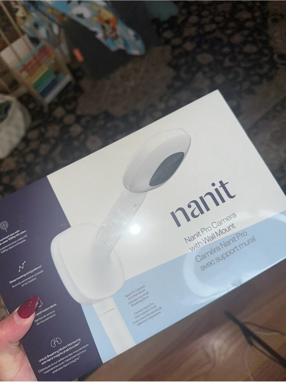 Nanit Pro Camera with Wall Mount - White